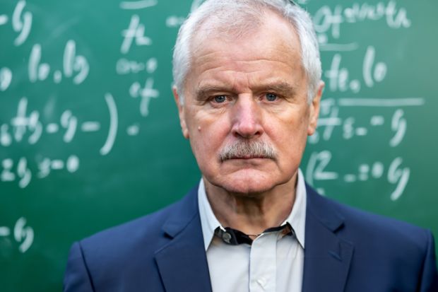 A burned out maths lecturer A burned out maths lecturer