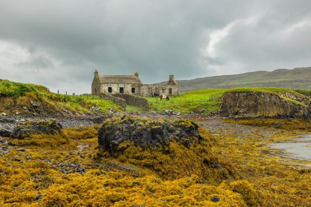 A Scottish crofter's cottage 