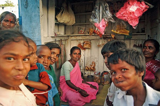 dalit villagers