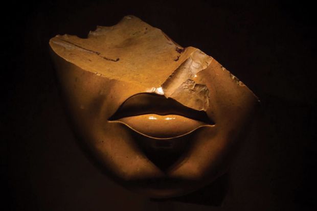 Damaged sculpture Damaged sculpture