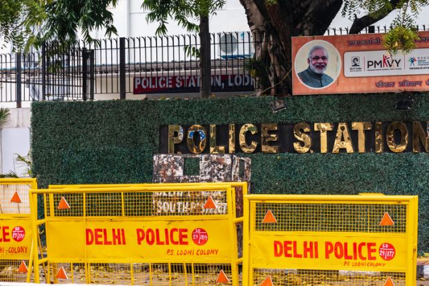 A Delhi police station 