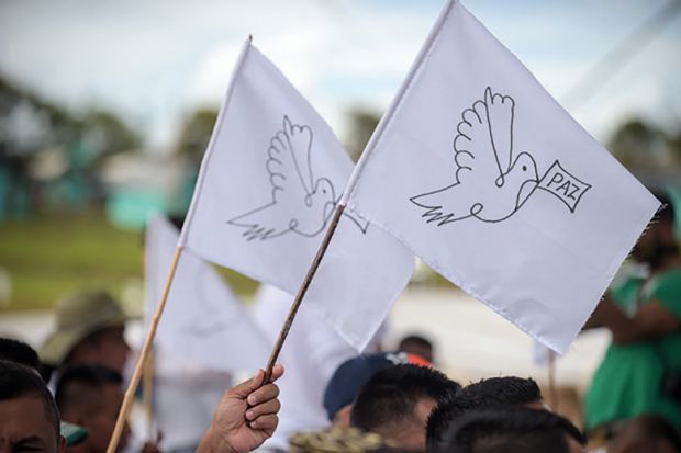 Doves of peace flag
