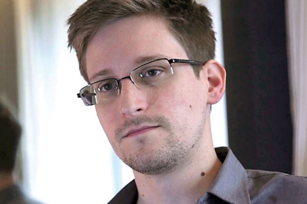 Edward Snowden being interviewed Hong Kong