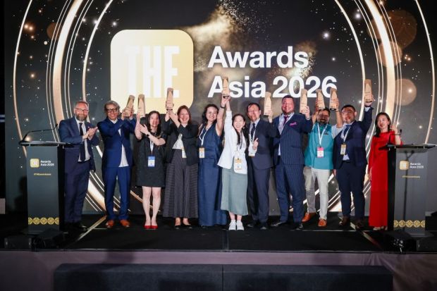 Times Higher Education Awards Asia 2026 winners