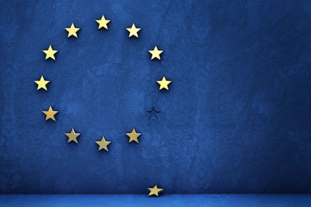 European Union (EU) flag missing star (Brexit)
