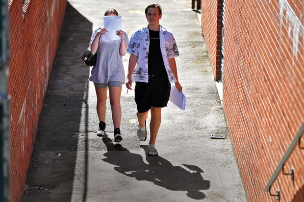 Pupils receive their GCSE results