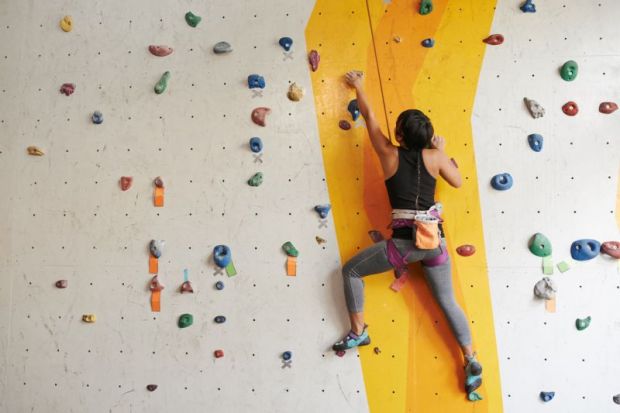 female climber