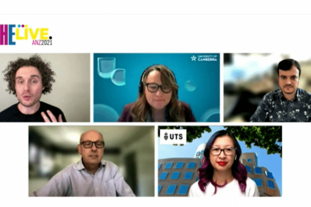 Flexible learning session THE Live ANZ session on authenticity in online learning, homespun lessons