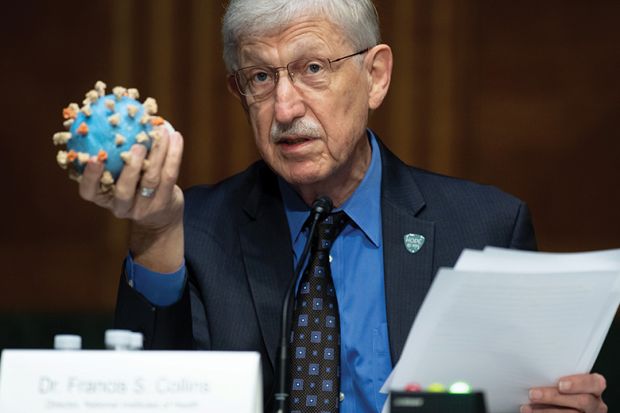 Francis Collins, outgoing director of the US National Institutes of Health
