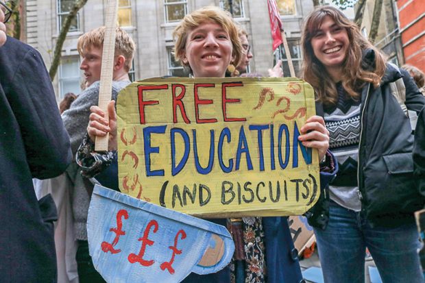 Free education sign