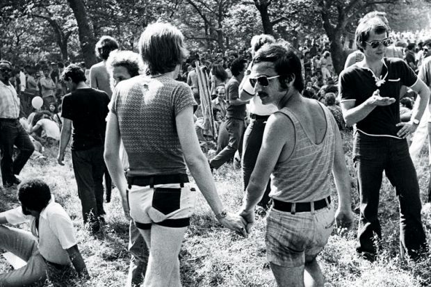 Gathering of members of the Gay Liberation Movement
