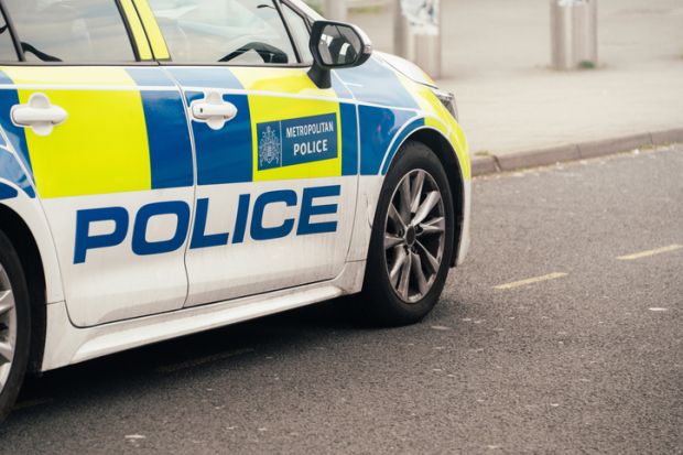 Metropolitan Police car in the UK Metropolitan Police car in the UK