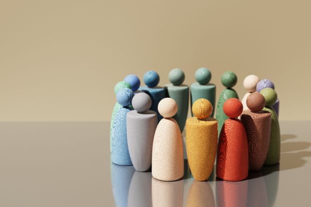 IR_Stone Different pegs, symbolising diversity