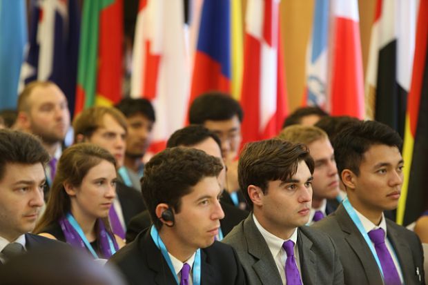 tudents attend the ceremony of Schwarzman Scholars offical convocation on September 10, 2016 in Tsinghua University,Beijing, tudents attend the ceremony of Schwarzman Scholars offical convocation on September 10, 2016 in Tsinghua University,Beijing,