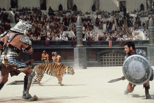Gladiator scene