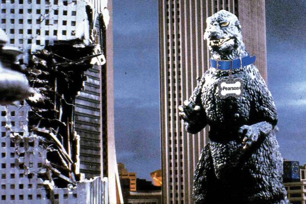 Godzilla with Pearson dog collar