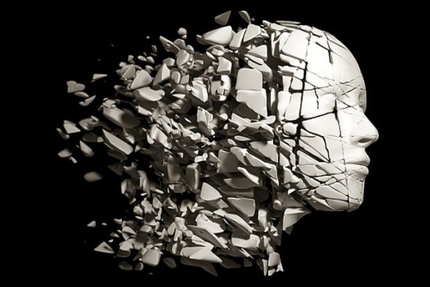 A shattering head, illustrating the closure of philosophy programmes A shattering head, illustrating the closure of philosophy programmes