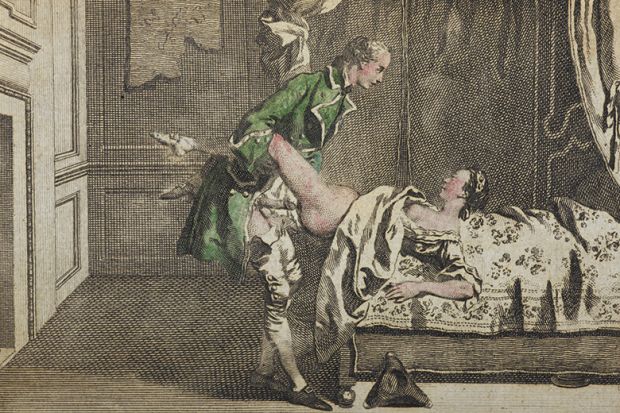 Illustration from Memoirs of a Woman of Pleasure, by John Cleland, 1766