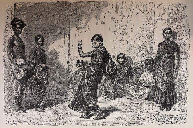 An antique image of India