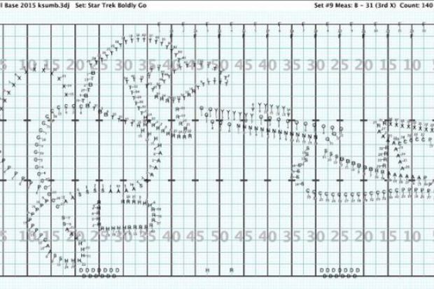 Marching Band Drill Chart