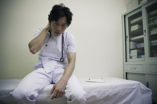 Japan tired doctor