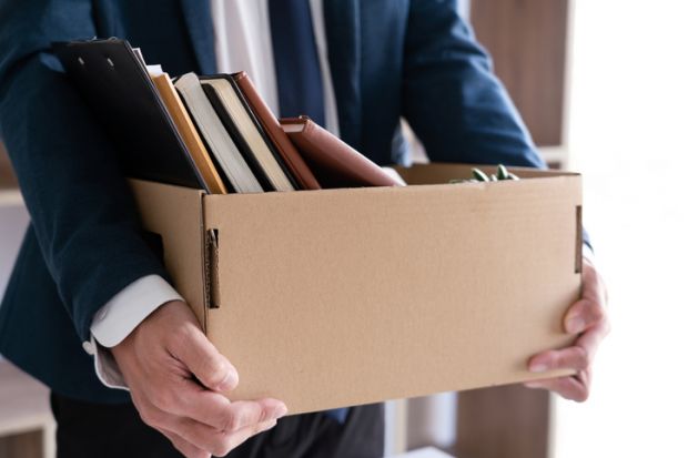 Midsection Of Man Holding Box Midsection Of Man Holding Box
