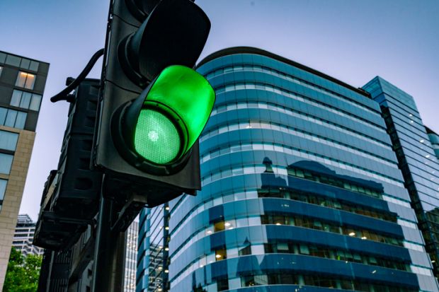 Green traffic light Green traffic light