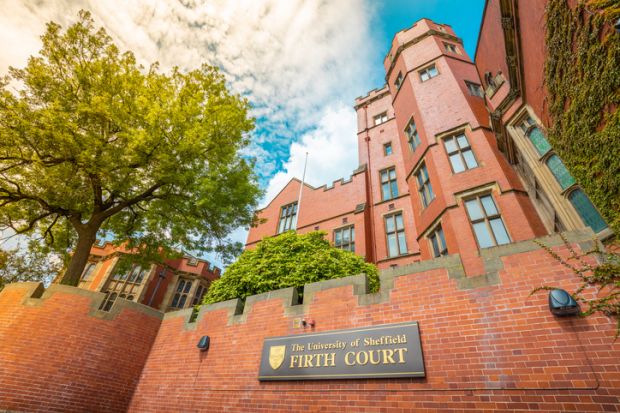 Firth Court, University of Sheffield in South Yorkshire, England Firth Court, University of Sheffield in South Yorkshire, England