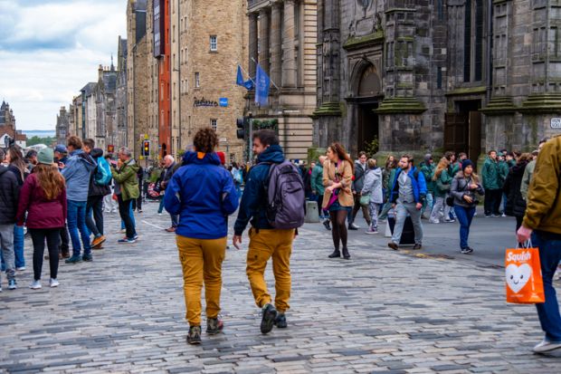 Students in Edinburgh