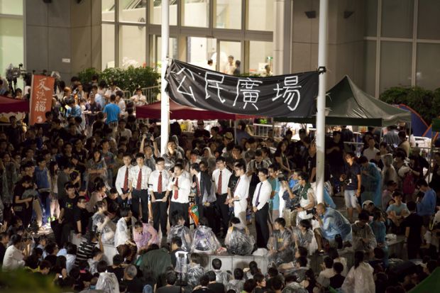 Hong Kong student protest 