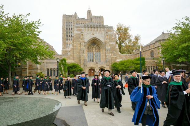Yale University graduation ceremonies