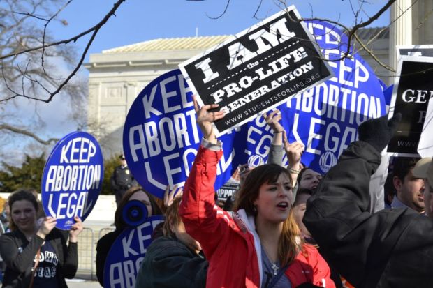 Protesters Chanting At The US Supreme Court Protesters Chanting At The US Supreme Court