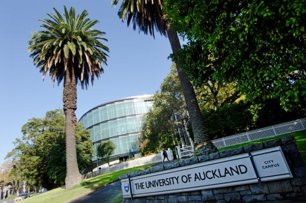 Students walks past the University of Auckland Students walks past the University of Auckland