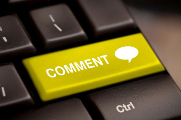 Comment button on keyboard