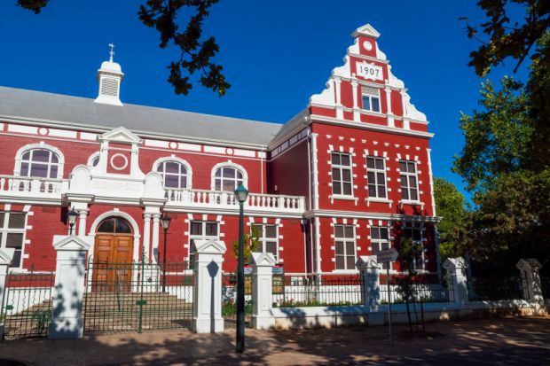 The library at Stellenbosch University, South Africa