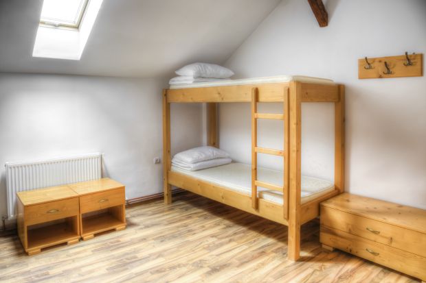 Bunk bed at university