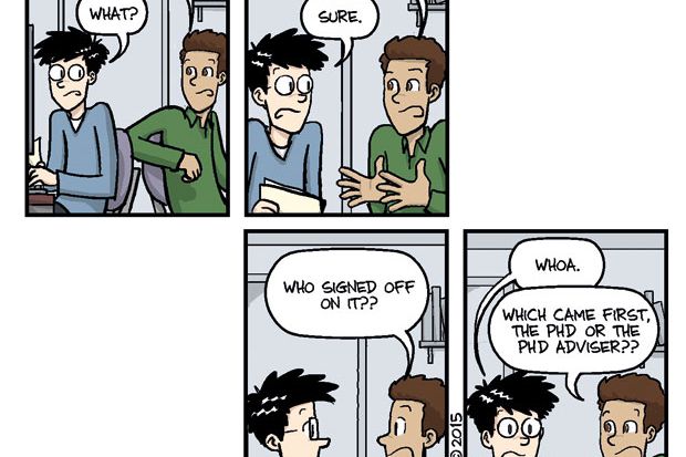 Piled Higher and Deeper cartoon, by Jorge Cham (4 June 2015) Piled Higher and Deeper cartoon, by Jorge Cham (4 June 2015)