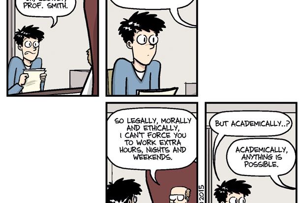 Piled Higher and Deeper cartoon, by Jorge Cham (6 August 2015) Piled Higher and Deeper cartoon, by Jorge Cham (6 August 2015)