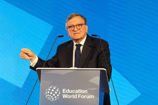 José Manuel Barroso at the Education World Forum 2026. José Manuel Barroso at the Education World Forum 2026.