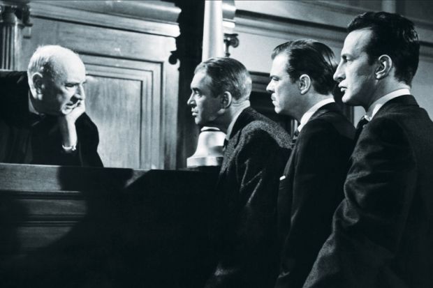 Joseph Welch, James Stewart, Brooks West and George C. Scott, Anatomy of a Murder, 1959 Joseph Welch, James Stewart, Brooks West and George C. Scott, Anatomy of a Murder, 1959