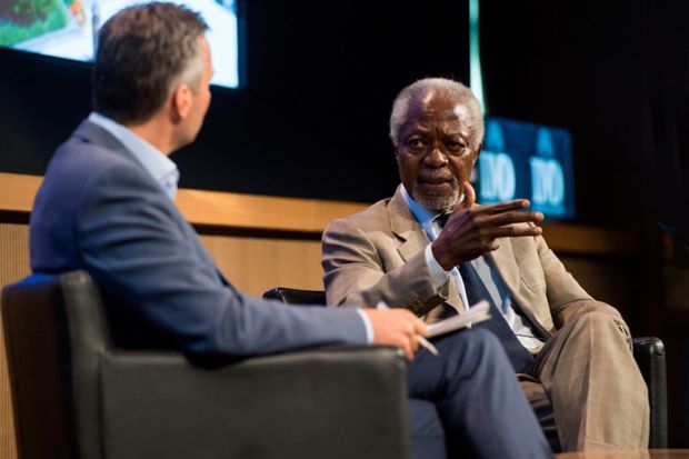 Kofi Annan in conversation, IMD Business School