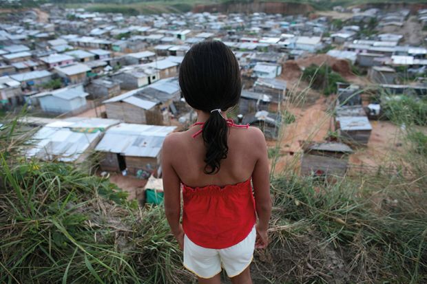 life in colombia slum