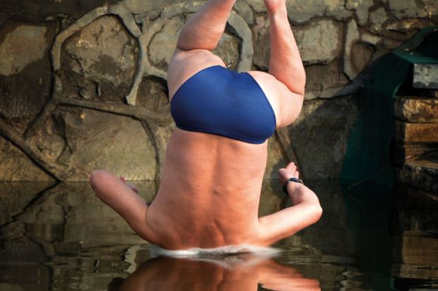 Man diving into water Man diving into water