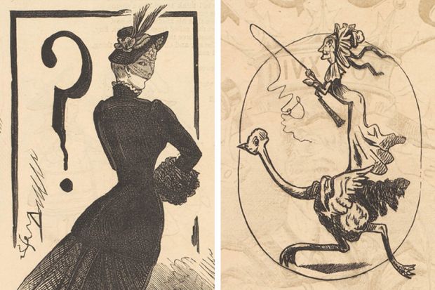 Marie Duval (Isabelle Émilie de Tessier) cartoons Marie Duval (Isabelle Émilie de Tessier) cartoons