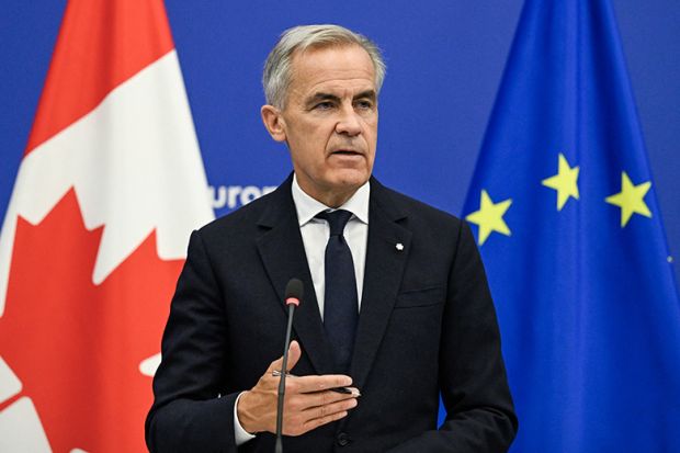 Canadian Prime Minister Mark Carney delivers a speech in the hemicycle of the European Parliament in Strasbourg, 17 September, 2026. Canadian Prime Minister Mark Carney delivers a speech in the hemicycle of the European Parliament in Strasbourg, 17 September, 2026.