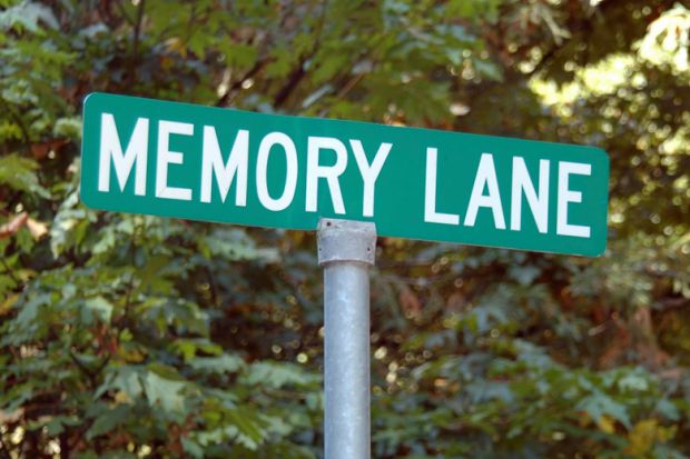 'Memory Lane' road sign
