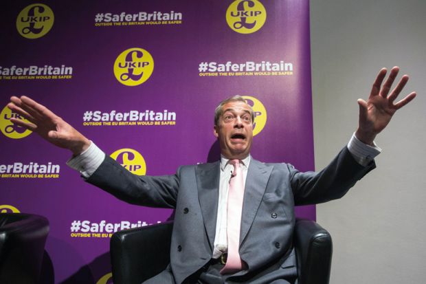 Nigel Farage, Ukip, giving Vote Leave/Brexit speech, Westminster, London Nigel Farage, Ukip, giving Vote Leave/Brexit speech, Westminster, London