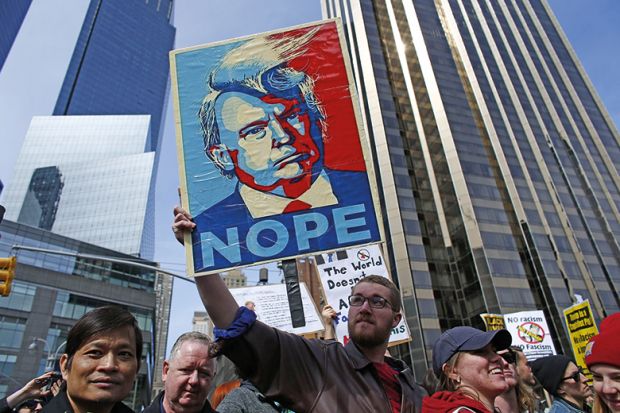 Anti-Trump protest Anti-Trump protest