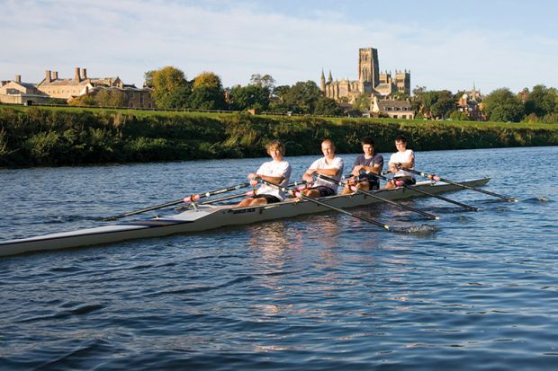 Oxford rowing quad