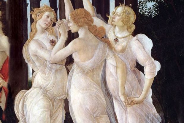 Three Graces from Primavera by Sandro Botticelli